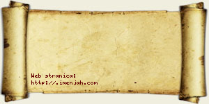 Nadja Ognjanović vizit kartica